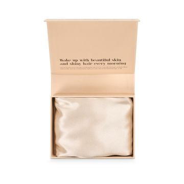Beauty Pillow Luxury Silk Kussensloop Champagne