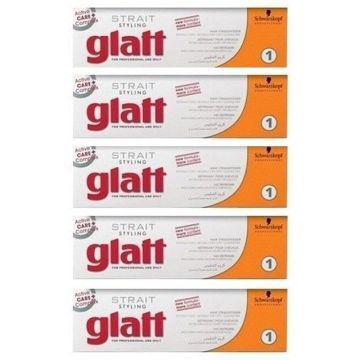 5x Schwarzkopf Strait Styling Glatt kit 1 2x40ml
