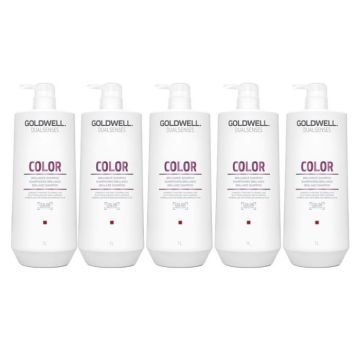 5x Goldwell Dualsenses Color Brilliance Shampoo 1000ml