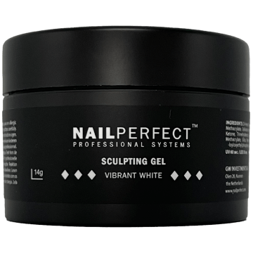 NailPerfect LED UV Sculpting Gel Vibrant White