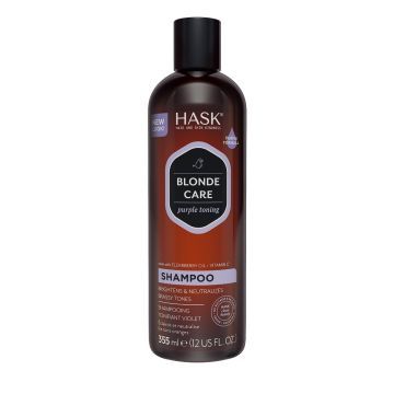 Hask Blonde Care Purple Toning Shampoo 355ml