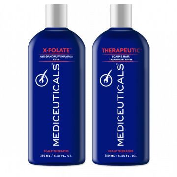 Mediceuticals X-Folate Shampoo + Therapeutic Conditioner 250ml