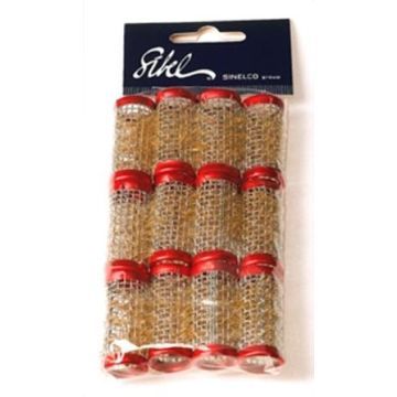 Sibel Watergolf draadrollers metaal kort rood Rood 18mm-12st