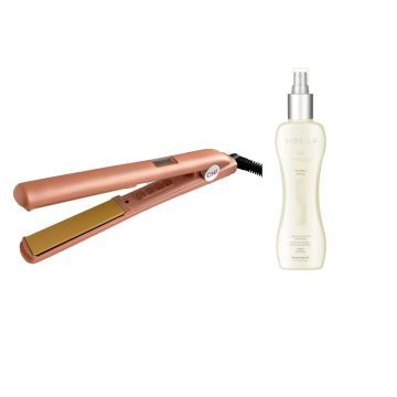CHI Stijltang G2 Limited Edition Frosé + Biosilk Silk Therapy Thermal Shield 207ml