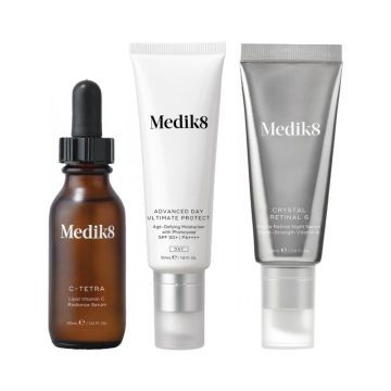  Medik8 C-Tetra Luxe 30ml + Advanced Day Ultimate Protect SPF50+ 50ml + Crystal Retinal 6 30ml