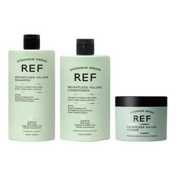 REF Weightless Volume Shampoo 285ml + Conditioner 245ml + Mask 250ml