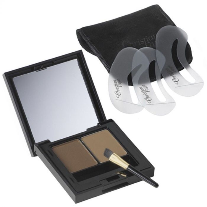 Christian Faye Wenkbrauwpoeder Duo Kit medium brown 3gr main product photo