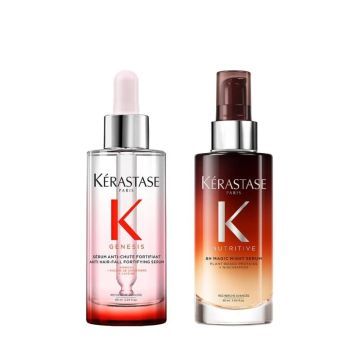 Kerastase Genesis Serum Anti-Chute Fortifiant 90ml + Nutritive 8H Magic Night Serum 90ml