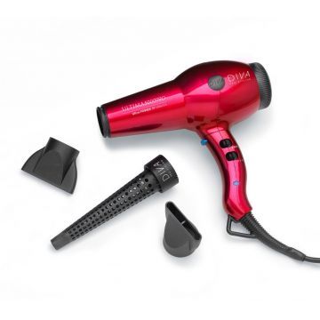 Diva Pro Ultima 5000 Pro Föhn Red