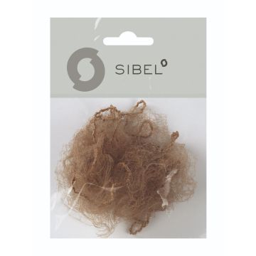 Sibel Nylon haarnetje kastanjebruin 2st packaging