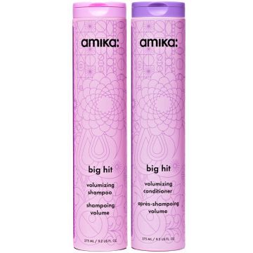 Amika Big Hit Volumizing Shampoo + Conditioner 275ml