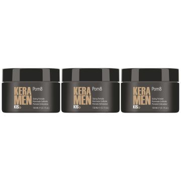 3x KIS KeraMen Pom8 Pomade 150ml