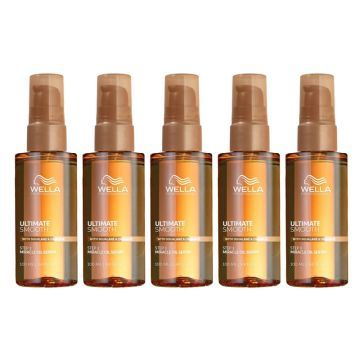 5x Wella Ultimate Smooth Miracle Oil Serum 100ml