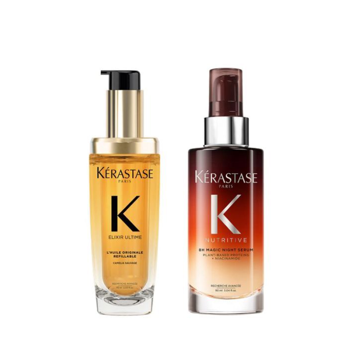 Kerastase Elixir Ultime Oil 75ml + Nutritive 8H Magic Night Serum 90ml main product photo