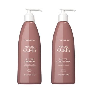 Lanza Healing Curls Butter Shampoo 236ml + Conditioner 236ml