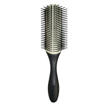 Denman Lange styling borstel zwart/wit/zwart