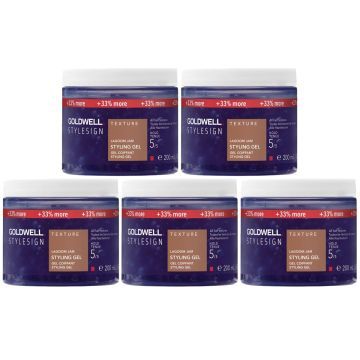 10x Goldwell StyleSign Lagoom Jam XL Styling Gel 200ml