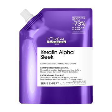 L’Oréal Professionnel Keratin Alpha Sleek Shampoo Refill 500ml