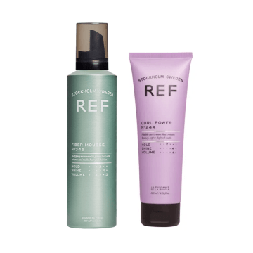 REF Curl Power 125ml + Fiber Mousse 250ml