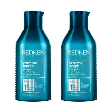 2x Redken Extreme Length Shampoo 300ml