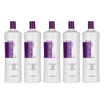 5x Fanola No Yellow Shampoo 1000ml