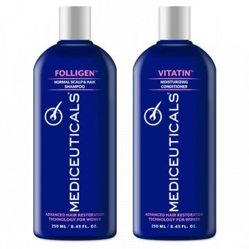 Mediceuticals Folligen Shampoo 250ml + Vitatin Conditioner 250ml