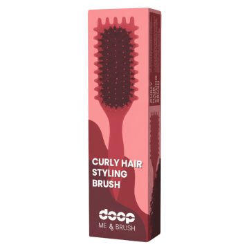 Doop Me & Brush Luxe Haarborstel Rood