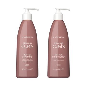 Lanza Healing Curls Butter Shampoo 236ml + Conditioner 236ml