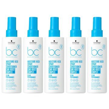 5x Schwarzkopf BC Moisture Kick Spray Conditioner 200ml