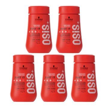 5x Schwarzkopf OSiS+ Dust it Mattifying Volume Powder 10gr