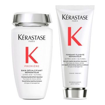 Kerastase Première Bain Décalcifiant Réparateur 250ml + Fondant Fluidité Réparateur 200ml