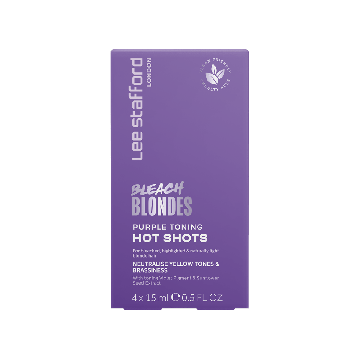 Lee Stafford Bleach Blondes Purple Toning Hot Shot 4x15ml
