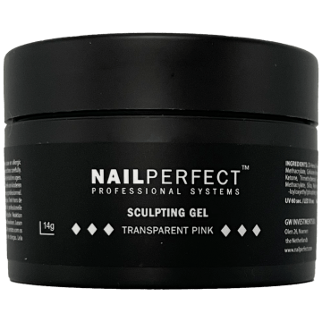 NailPerfect LED UV Sculpting Gel Transparent Pink