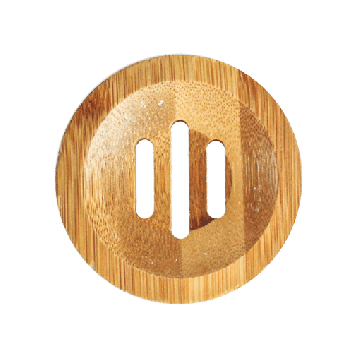 ShampooBars Bamboe zeepschaaltje rond