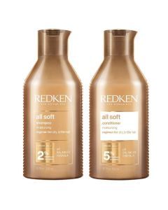 Redken All Soft Shampoo 300ml + Conditioner 300ml