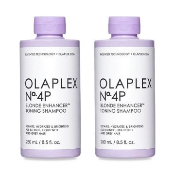 2x Olaplex No.4P Blonde Enhancer Toning Shampoo