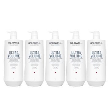 5x Goldwell Dualsenses Ultra Volume Bodifying Shampoo 1000ml