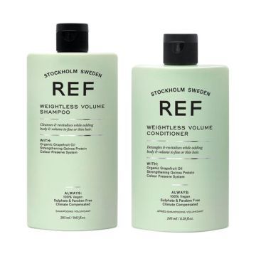 REF Weightless Volume Shampoo 285ml + Conditioner 245ml