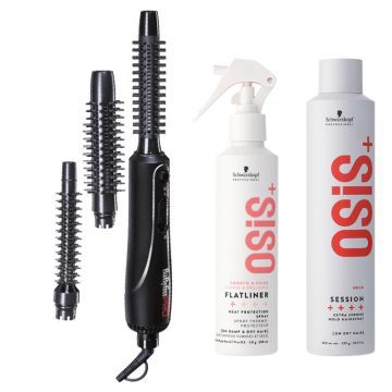 Babyliss PRO Trio Airstyler + Schwarzkopf OSiS+ Flatliner 200ml + OSiS+ Session Hairspray 500ml
