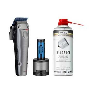 Babyliss PRO FXOne Lo-Pro Clipper Grey + Wahl Blade ice