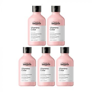 5x L'Oréal Serie Expert Vitamino Shampoo 300ml