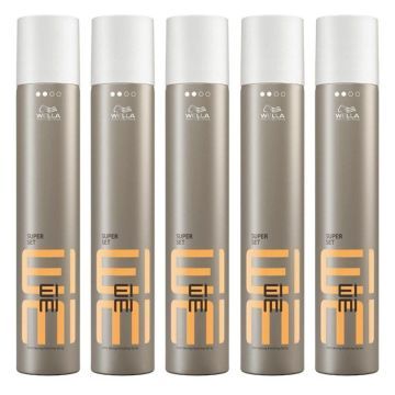 5x Wella EIMI Super Set Haarlak 500ml