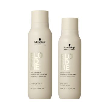Schwarzkopf	BlondMe Bond Repair Nourishing Shampoo 300ml + Conditioner 250ml