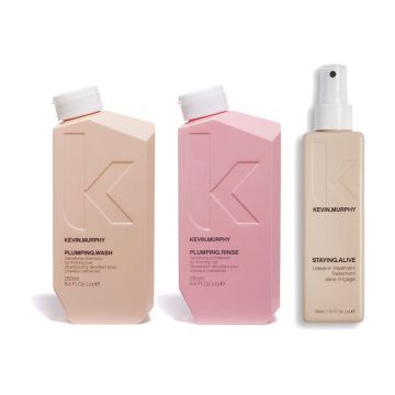 Kevin Murphy Plumping.Wash 250ml + Plumping.Rinse 250ml + Staying.Alive 150ml