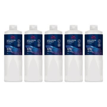5x Wella Welloxon Perfect ME+ 6% 1000ml