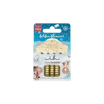 Invisibobble Set Golden Glamour S 4st