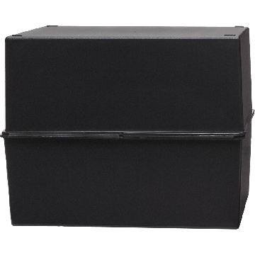 Efalock Index Card Box Zwart