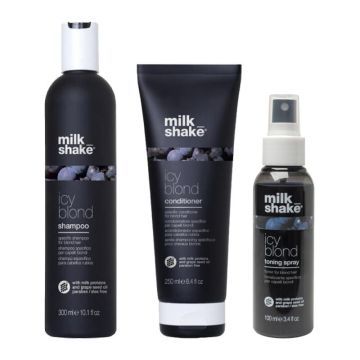 Milk_Shake Icy Blond Shampoo 300ml + Conditioner 250ml + Toning Spray 100ml
