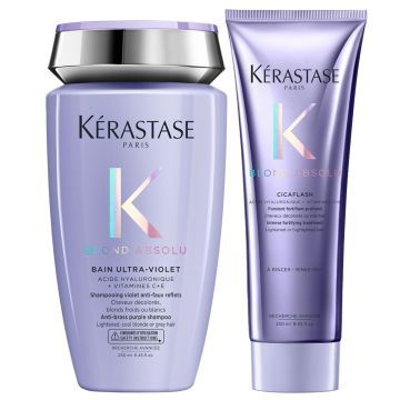 Kérastase Blond Absolu Bain Ultra-Violet 250ml + Cicaflash 250ml