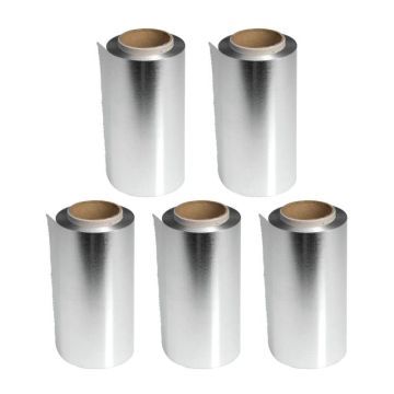 5x Sibel High-light Aluminium Folie 12cmx100m 480gr